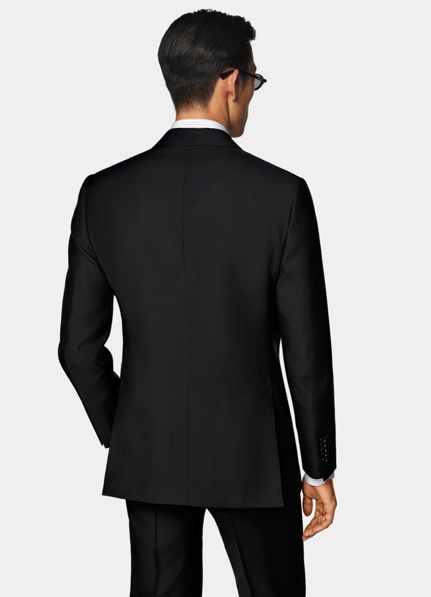 Black Tailored Fit Milano Suit