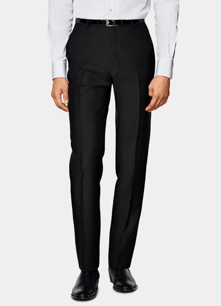 Black Tailored Fit Milano Suit