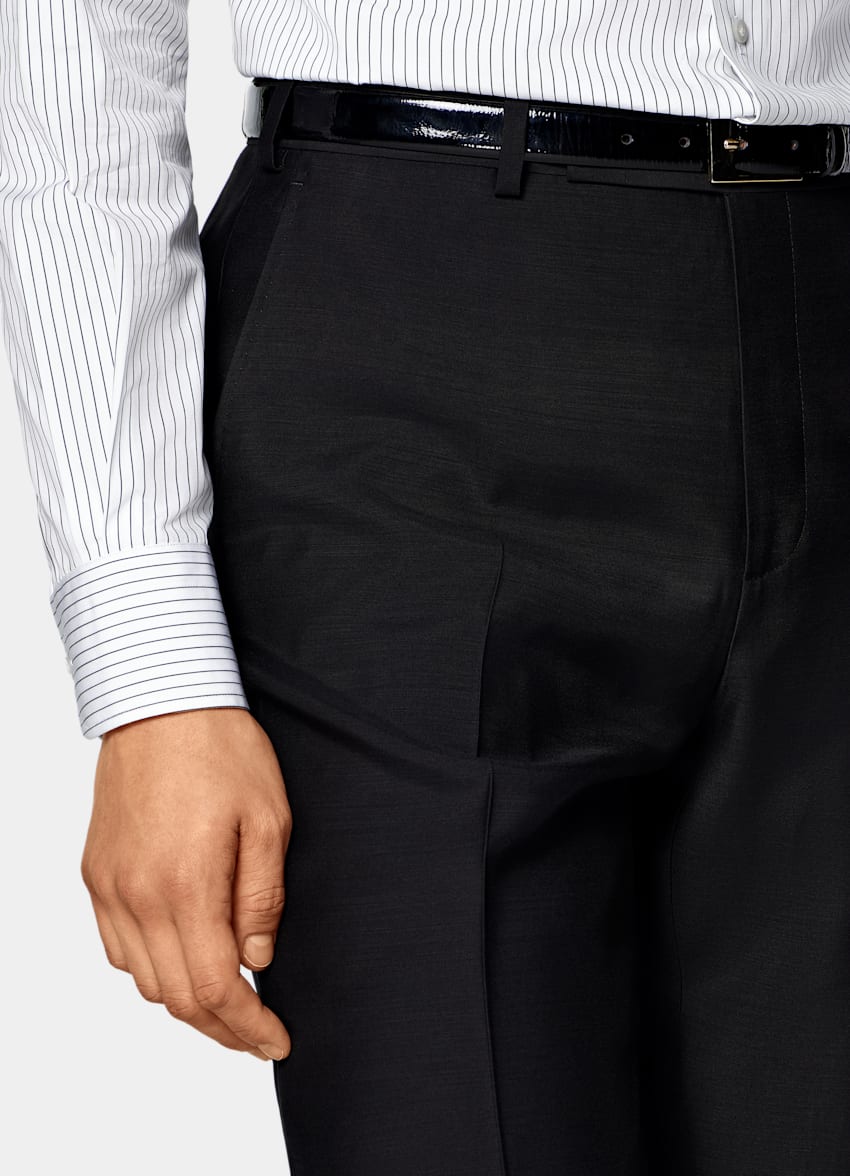 Black Tailored Fit Milano Suit