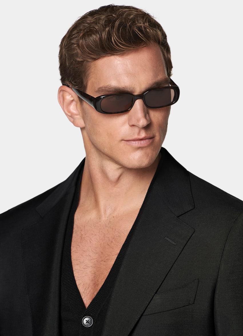Black Tailored Fit Milano Suit