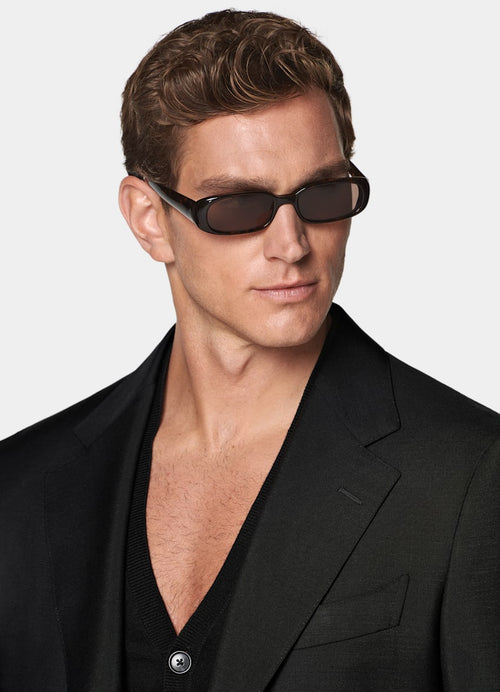 Black Tailored Fit Milano Suit