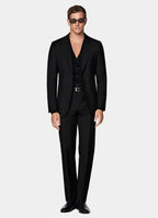Black Tailored Fit Milano Suit