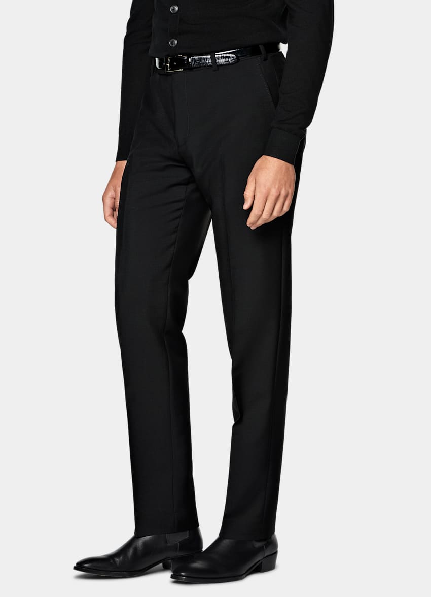 Black Tailored Fit Milano Suit