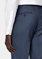 Mid Blue Tailored Fit Havana Suit