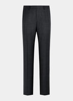 Dark Grey Checked Tailored Fit Havana Suit
