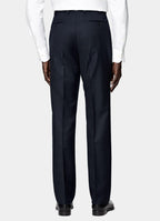 Navy Checked Tailored Fit Havana Suit