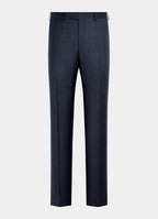 Navy Checked Tailored Fit Havana Suit
