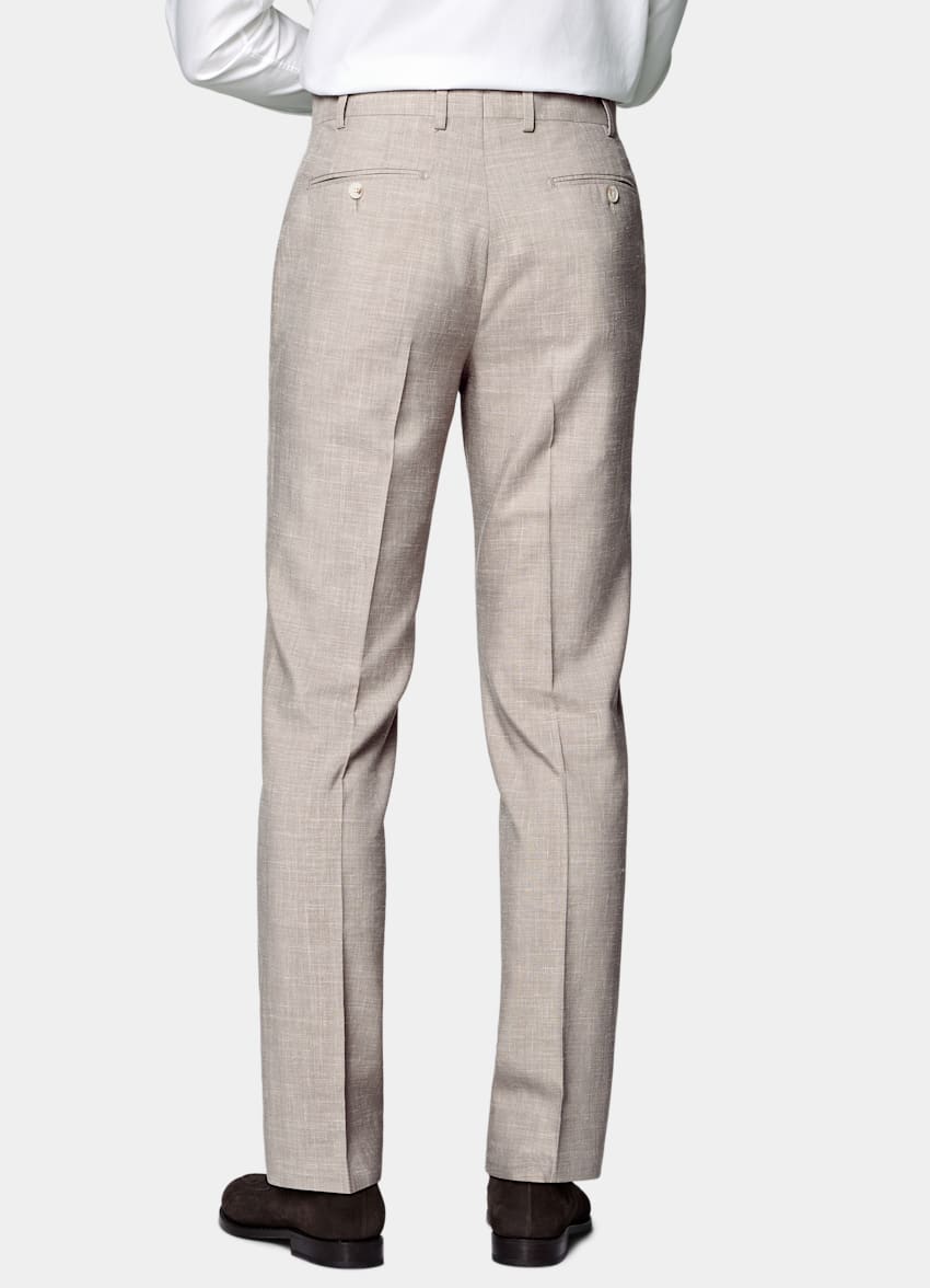 Light Taupe Tailored Fit Havana Suit