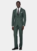 Mid Green Tailored Fit Havana Suit