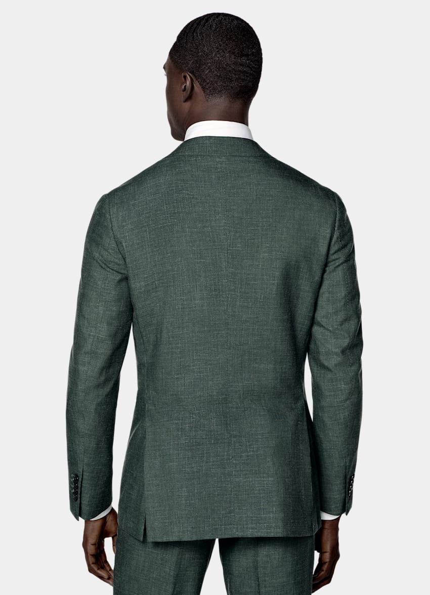 Mid Green Tailored Fit Havana Suit