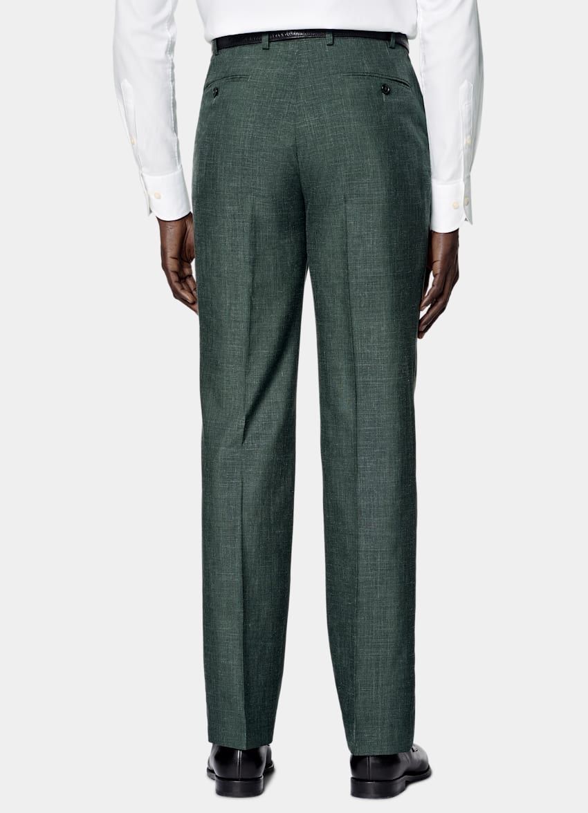 Mid Green Tailored Fit Havana Suit