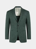 Mid Green Tailored Fit Havana Suit