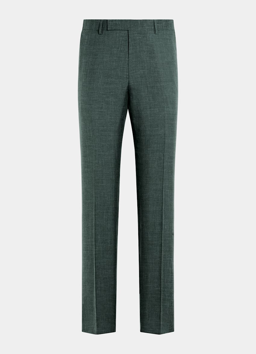 Mid Green Tailored Fit Havana Suit