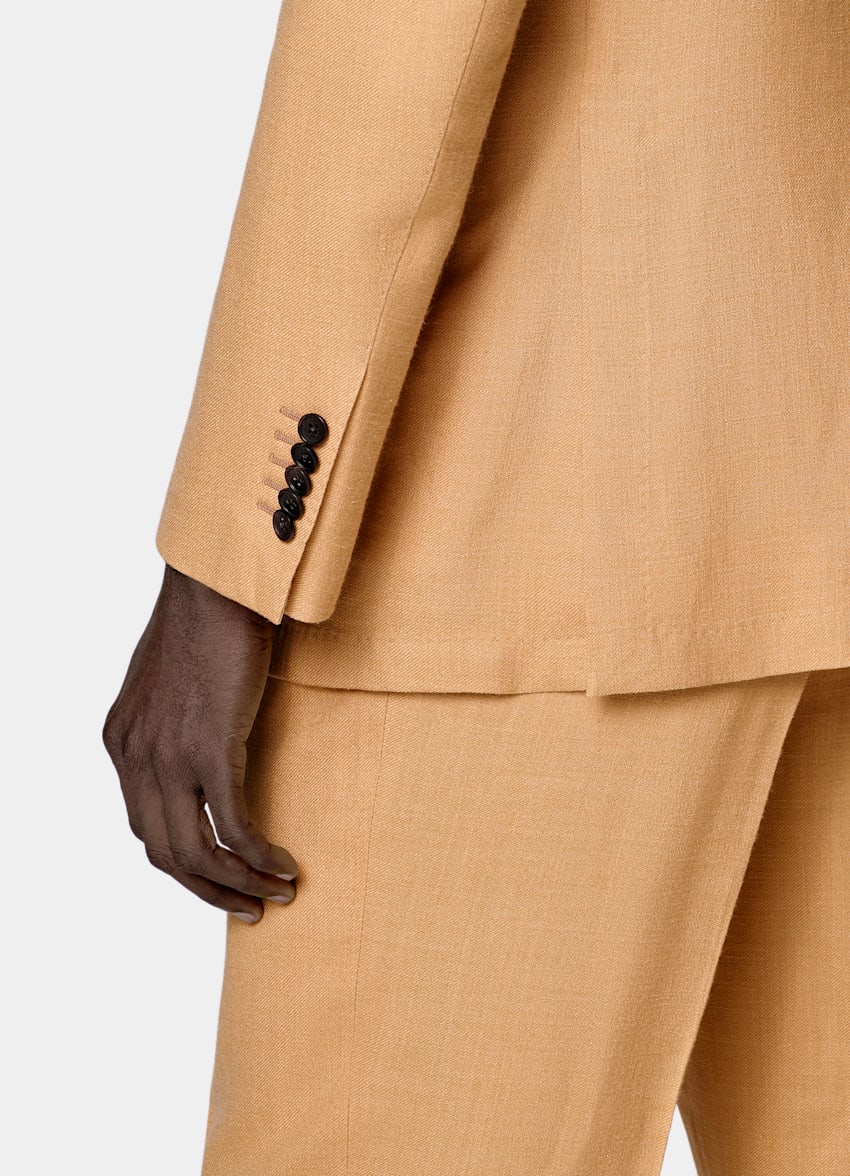 Orange Tailored Fit Milano Suit