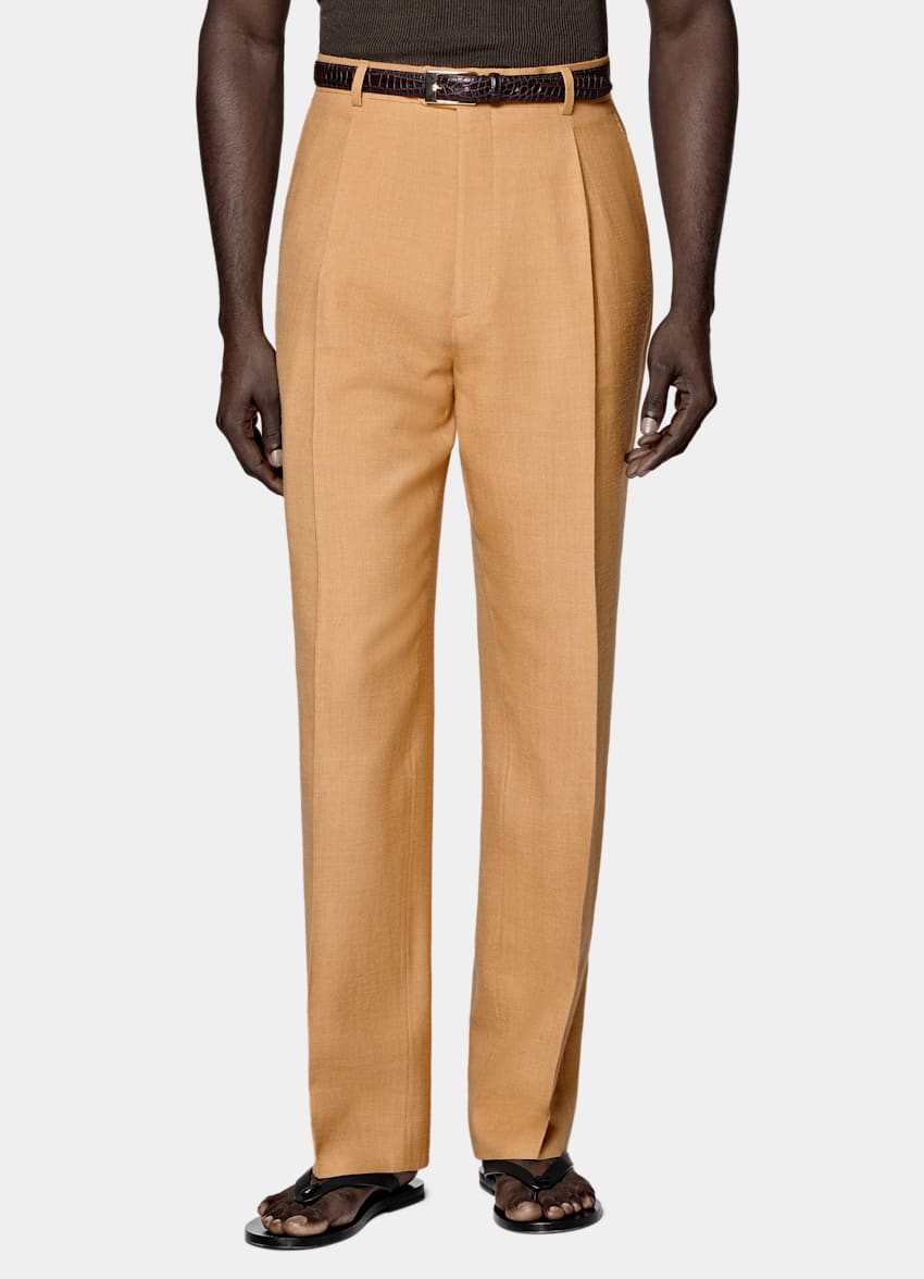 Orange Tailored Fit Milano Suit