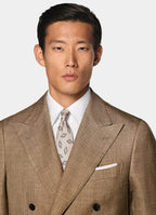 Mid Brown Tailored Fit Havana Suit