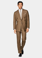 Mid Brown Tailored Fit Havana Suit