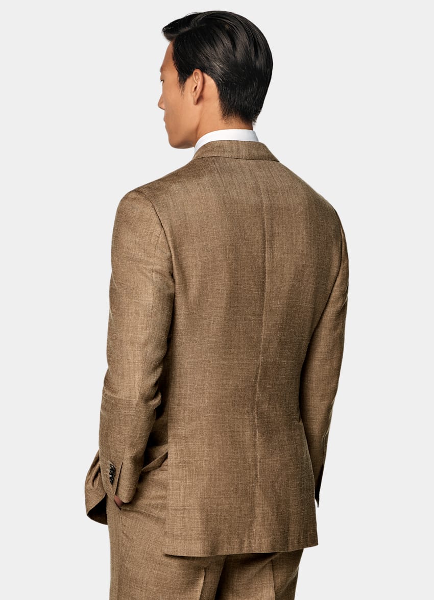 Mid Brown Tailored Fit Havana Suit