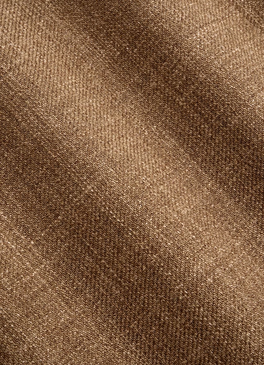 Mid Brown Tailored Fit Havana Suit