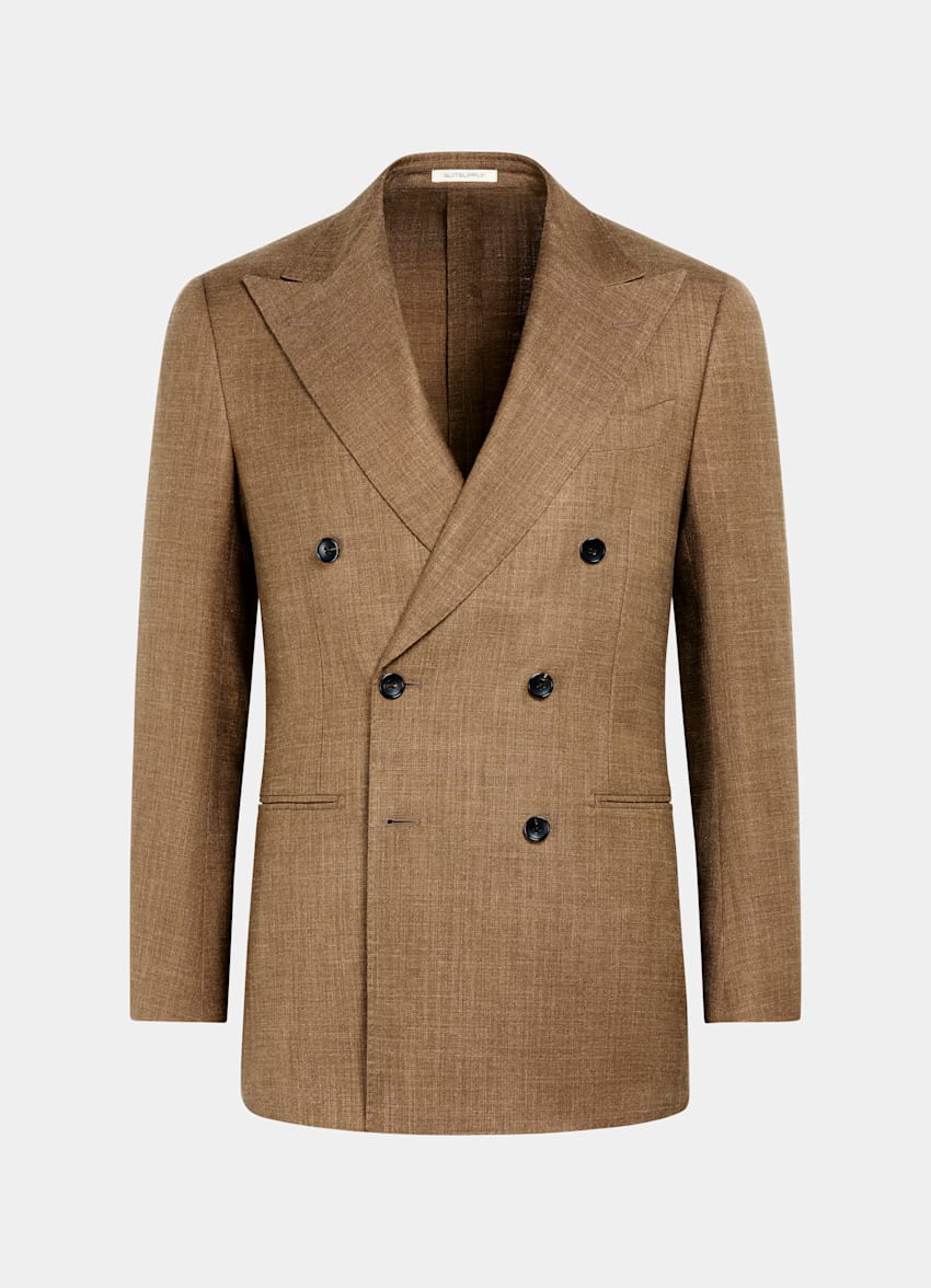 Mid Brown Tailored Fit Havana Suit