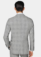 Black Checked Tailored Fit Havana Suit