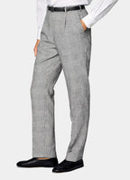 Black Checked Tailored Fit Havana Suit