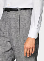 Black Checked Tailored Fit Havana Suit
