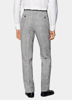 Black Checked Tailored Fit Havana Suit