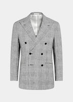Black Checked Tailored Fit Havana Suit