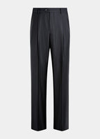 Navy Herringbone Relaxed Fit Brera Suit