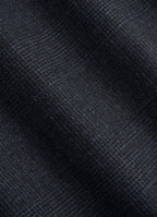 Navy Checked Tailored Fit Havana Suit