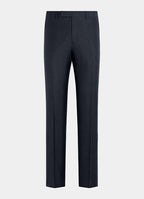Navy Checked Tailored Fit Havana Suit