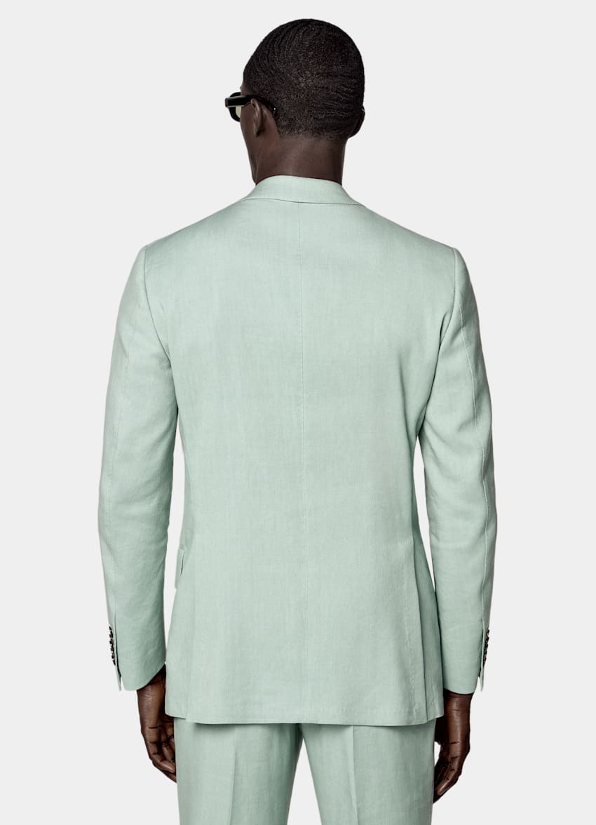 Mid Green Tailored Fit Milano Suit