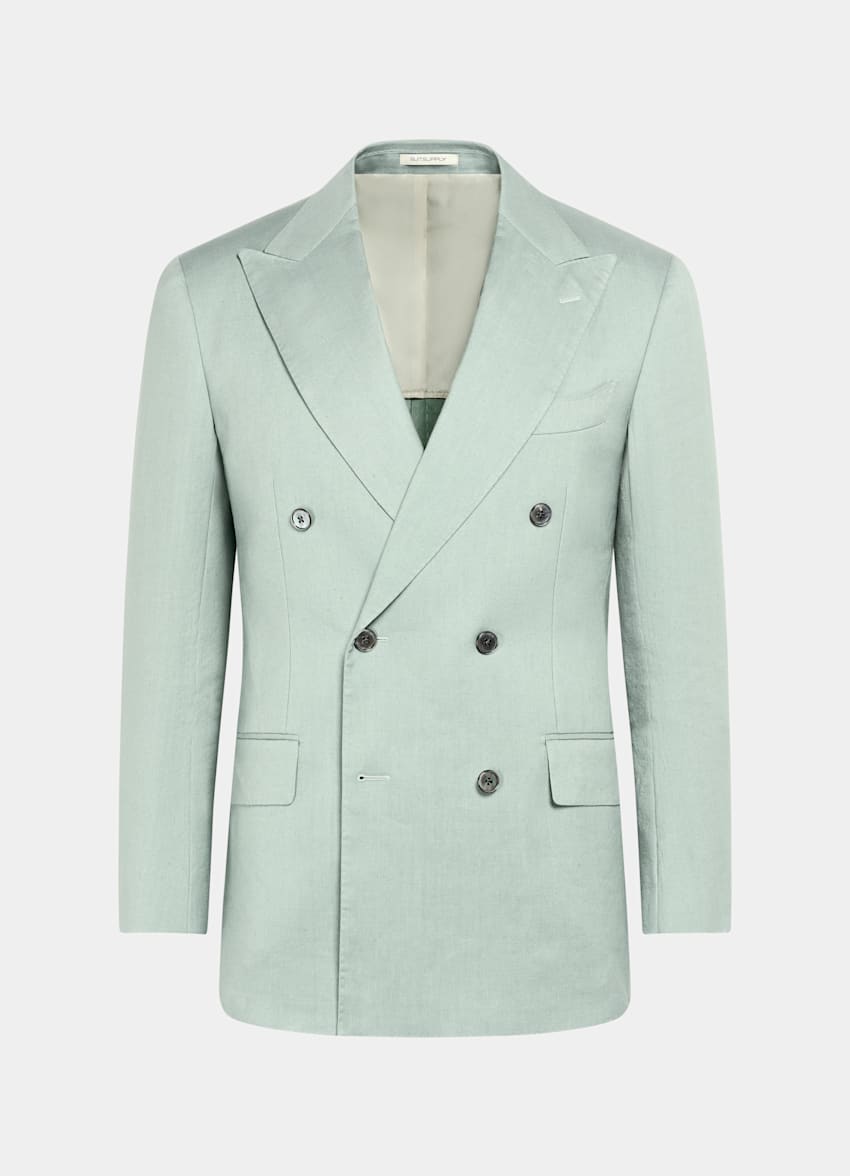 Mid Green Tailored Fit Milano Suit