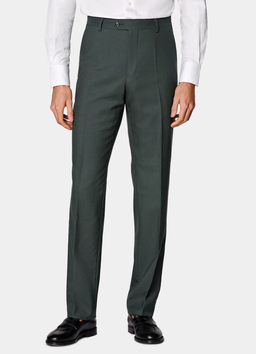 Dark Green Perennial Tailored Fit Havana Suit
