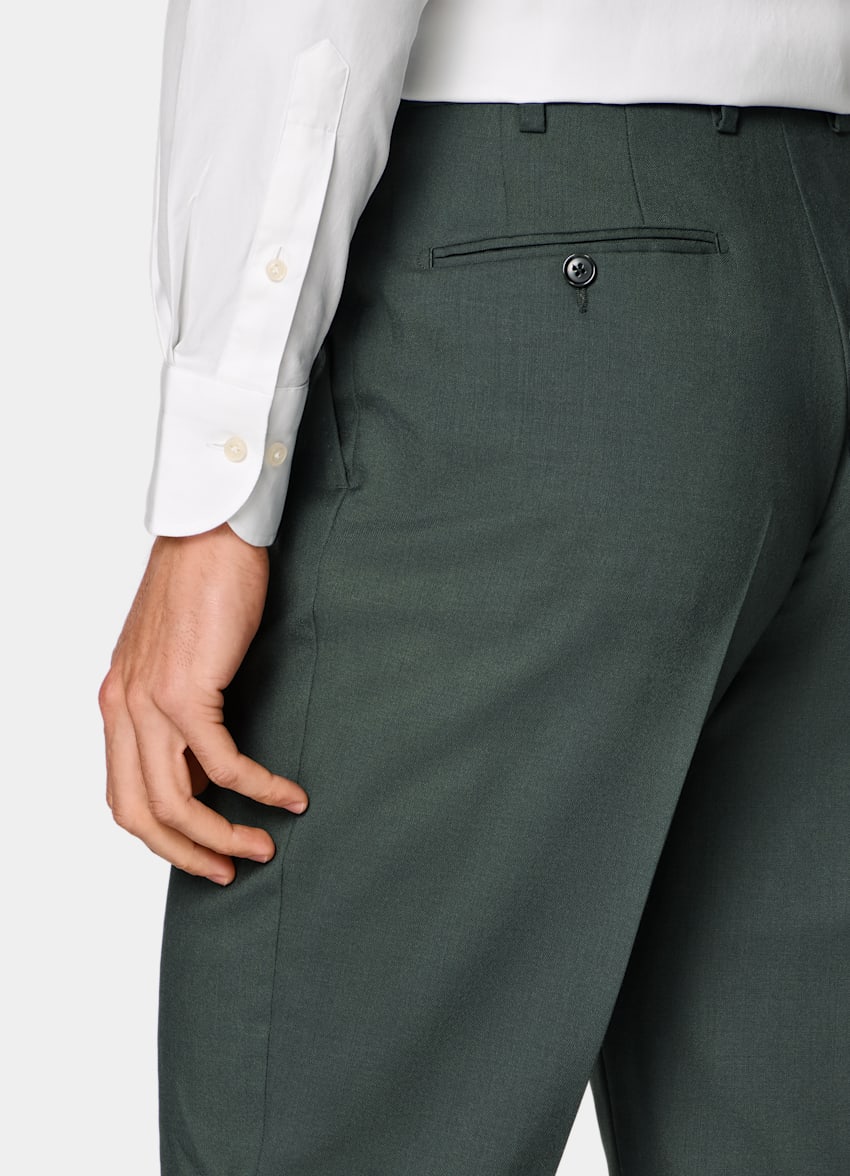 Dark Green Perennial Tailored Fit Havana Suit