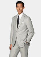 Light Grey Tailored Fit Havana Suit