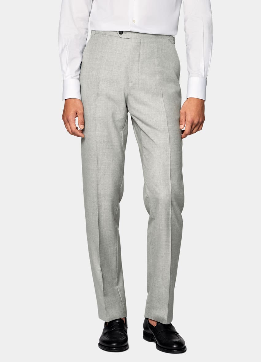 Light Grey Tailored Fit Havana Suit