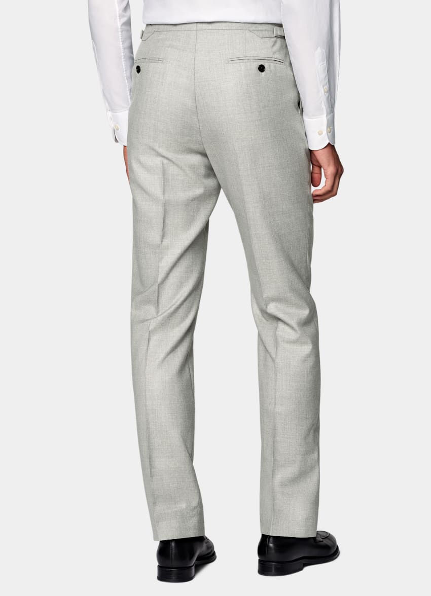 Light Grey Tailored Fit Havana Suit
