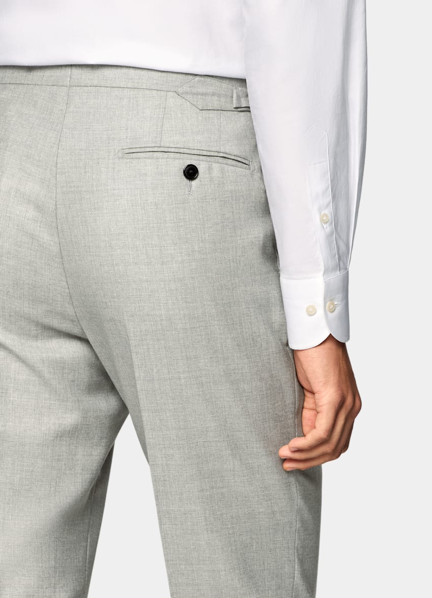 Light Grey Tailored Fit Havana Suit
