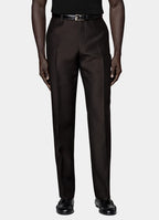 Dark Brown Tailored Fit Milano Suit