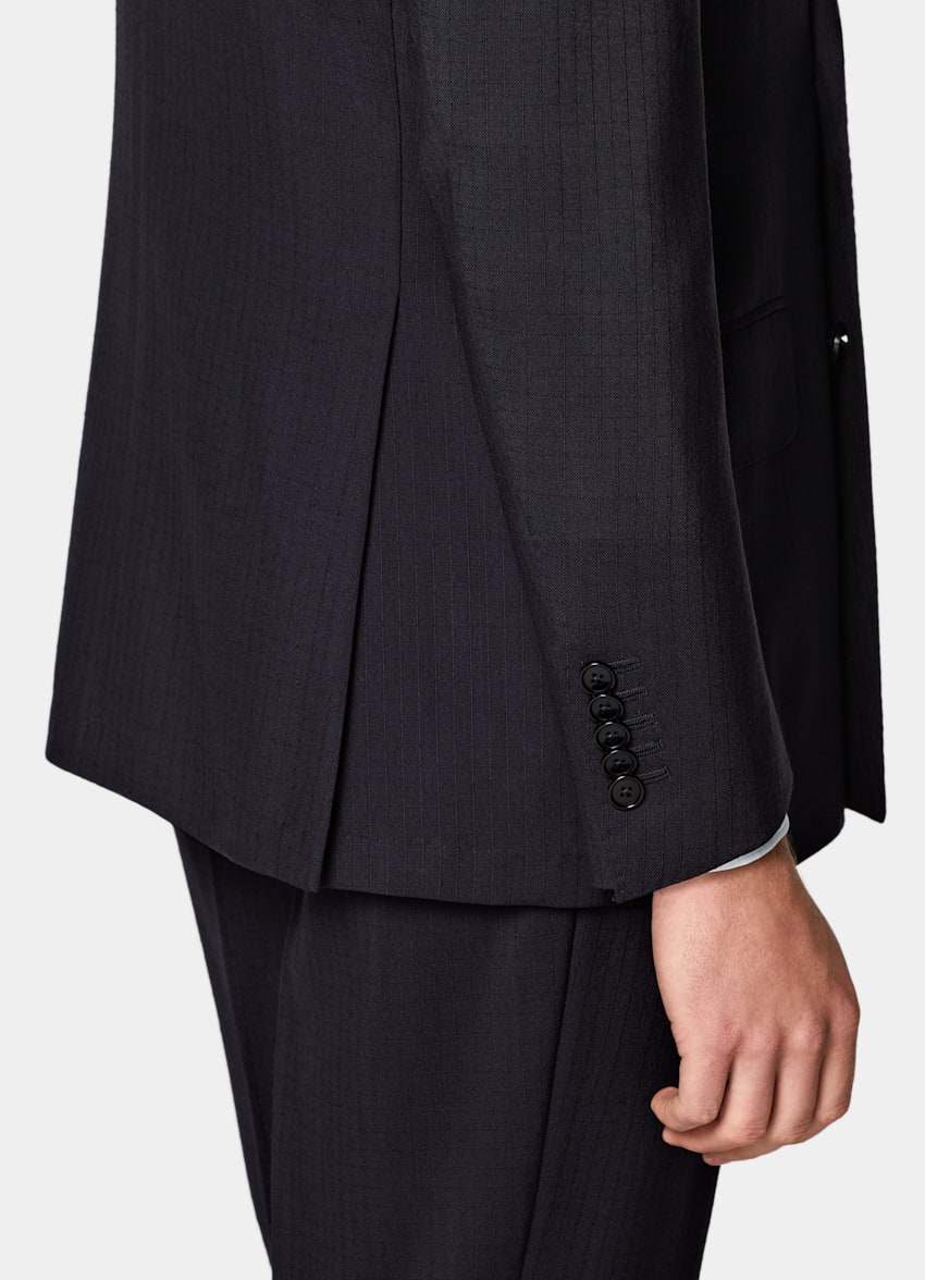 Navy Tailored Fit Milano Suit