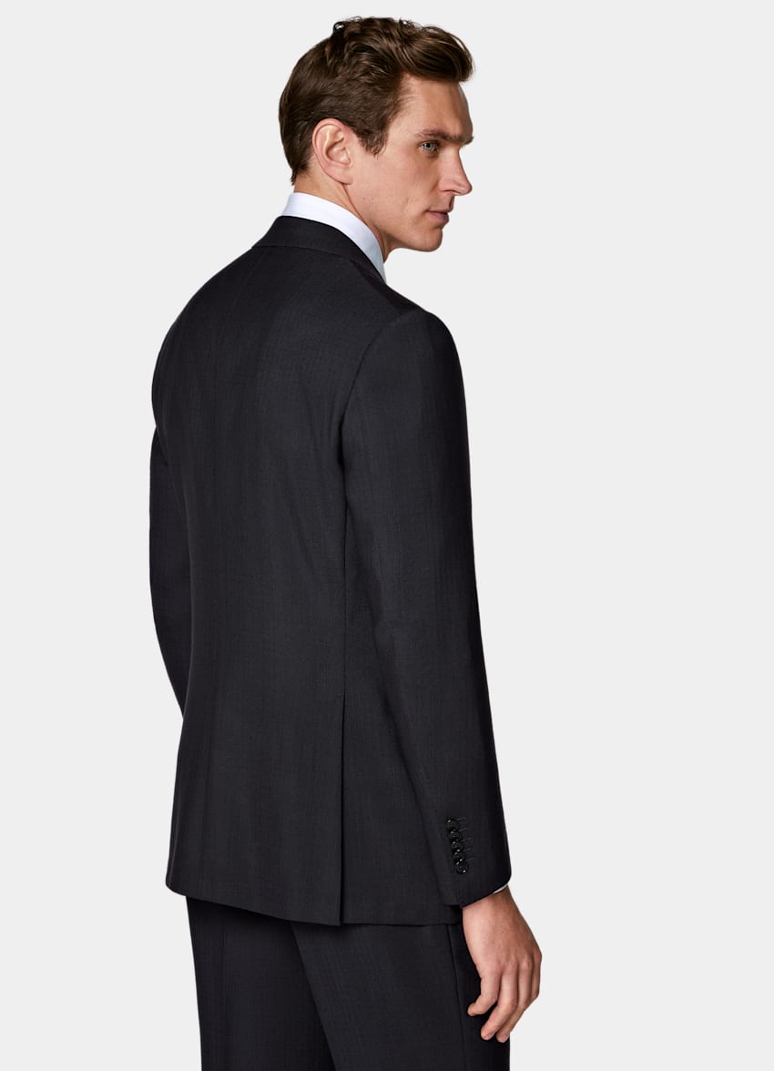 Navy Tailored Fit Milano Suit