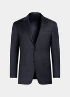 Navy Striped Tailored Fit Havana Suit