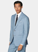 Light Blue Perennial Tailored Fit Havana Suit