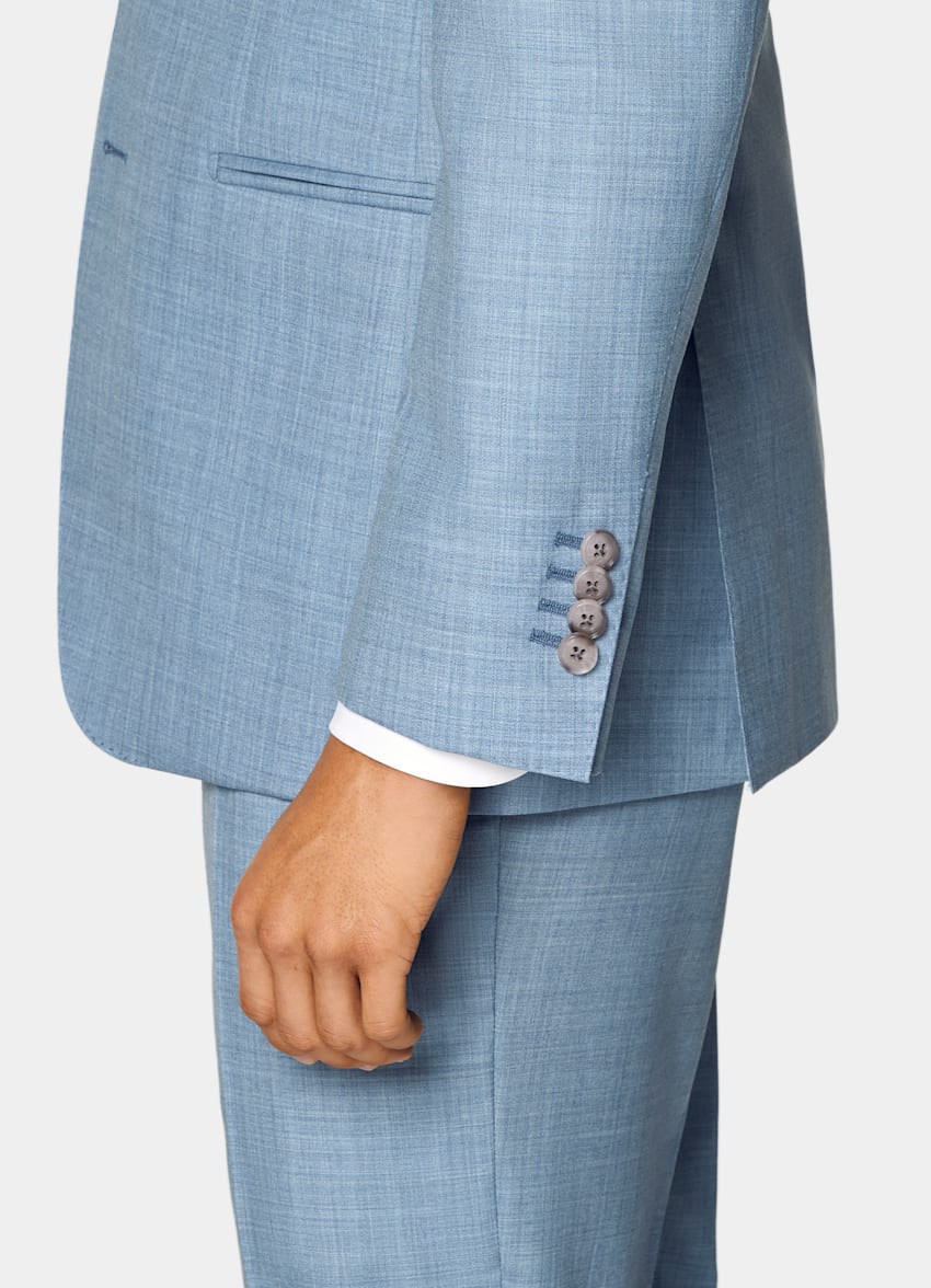 Light Blue Perennial Tailored Fit Havana Suit