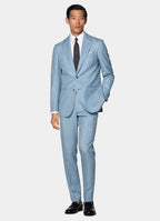 Light Blue Perennial Tailored Fit Havana Suit