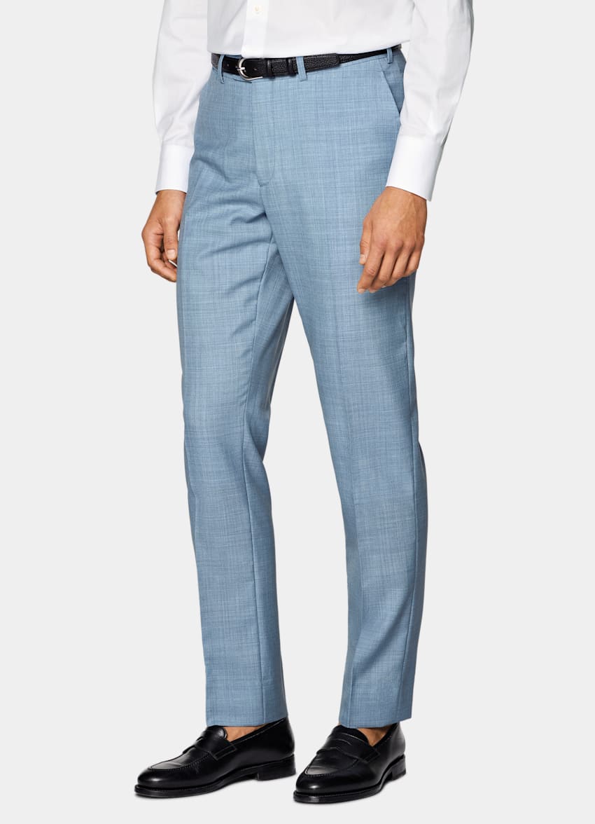 Light Blue Perennial Tailored Fit Havana Suit