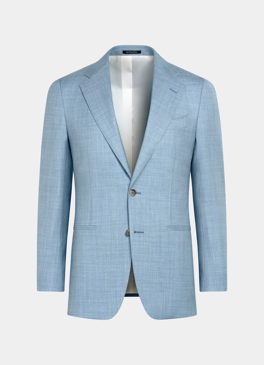 Light Blue Perennial Tailored Fit Havana Suit
