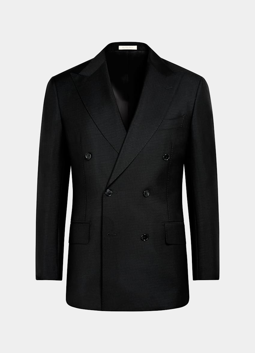 Black Tailored Fit Milano Suit